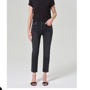 AGOLDE RILEY HIGH RISE STRAIGHT CROP - Size 23